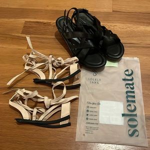 Solely Jane Convertible Sandal **Two Soulmates bundle and base **Size 8